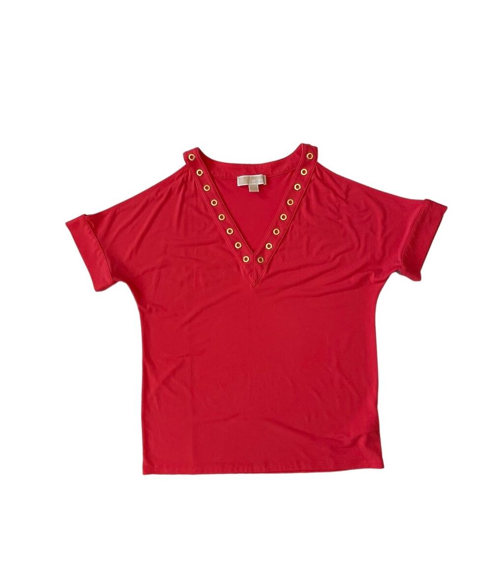 NWOT Open Shoulder Michael Kors Top Shirt